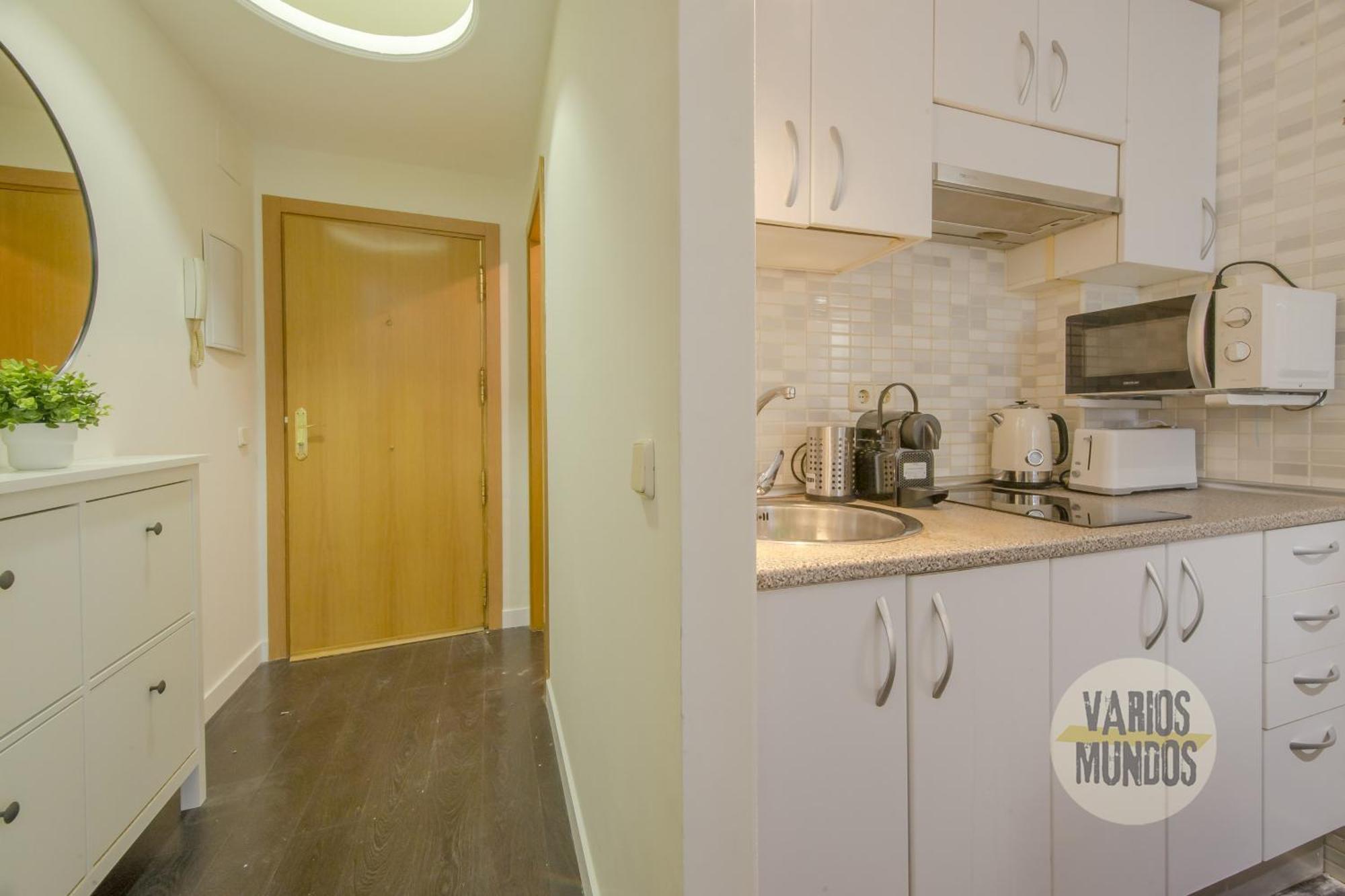 Confortable Apt Para 3 Pax A 1 Min De Gran Via Madrid Exteriér fotografie